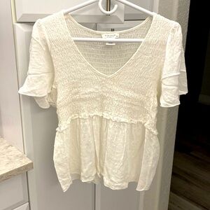 Women's White Blouse